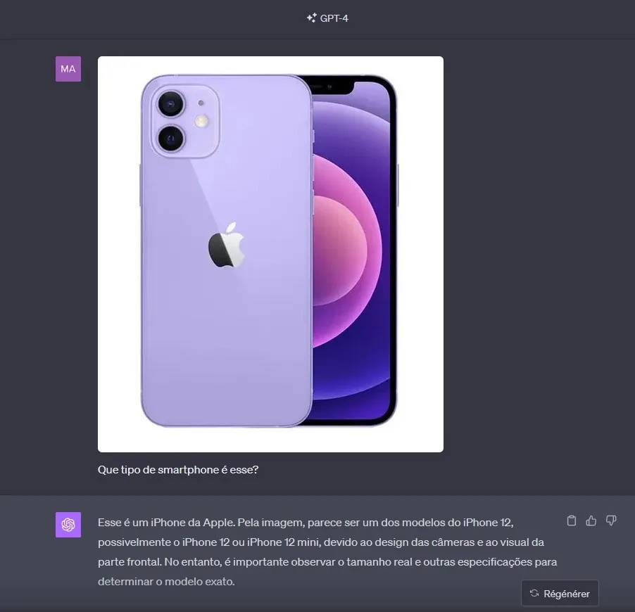 A partir de uma foto, o ChatGPT pode lhe informar o nome de uma obra, de uma espécie de planta ou de um modelo de smartphone