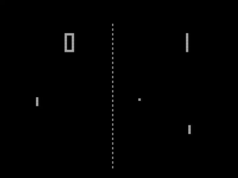 Aqui está Pong, o primeiro jogo de vídeo que teve sucesso comercial