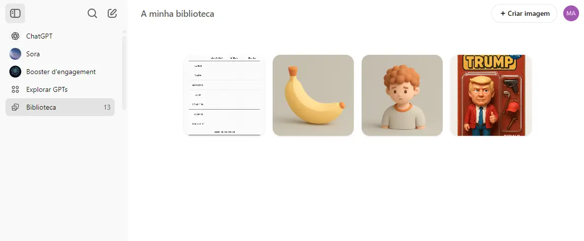 Como encontrar todas as suas imagens geradas com o ChatGPT