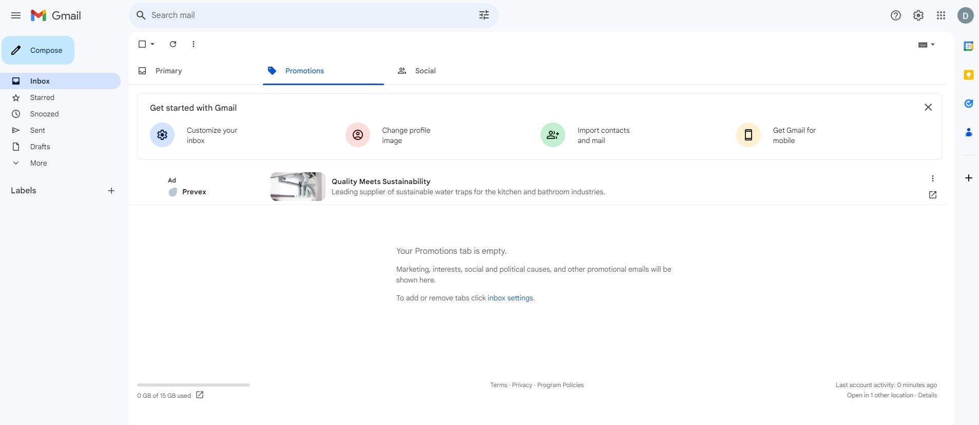 No Gmail, há uma opção que permite cancelar um e-mail até 30 segundos após clicar em "Enviar"