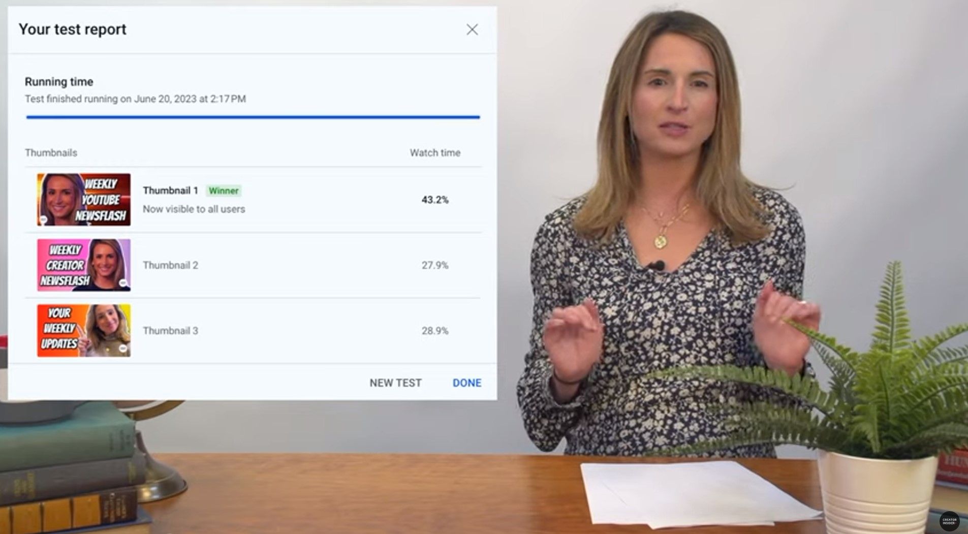 Youtube: A ferramenta determina a miniatura mais eficaz com base no tempo de visualização