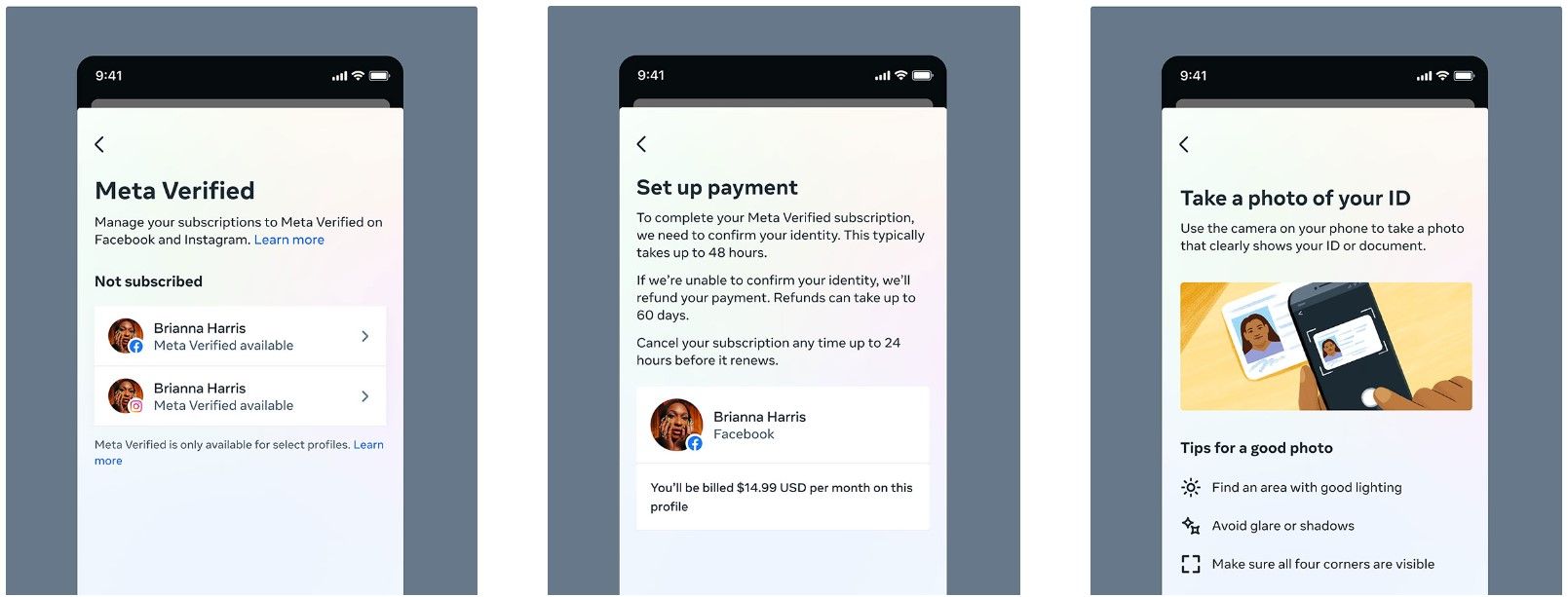 A assinatura do Meta Verified custa 13,99$ no desktop e 16,99$ no iOS e Android
