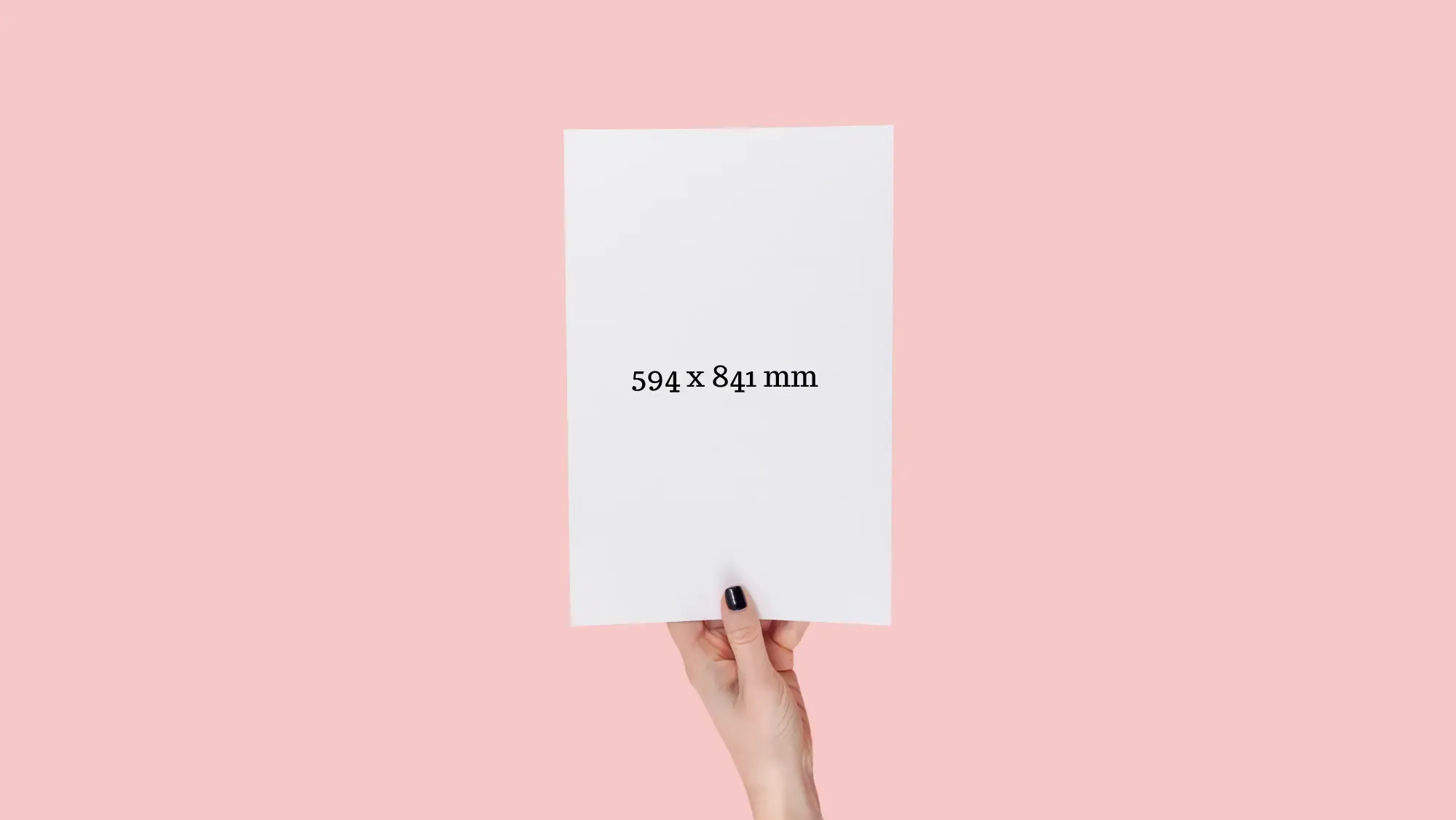 Dimensão do formato de papel A1